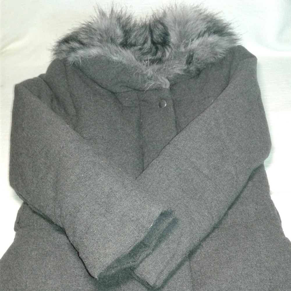 IZ Amy Byer Jacket with Fur Trim